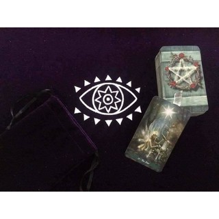 Khăn trải bài tarot, thảm trải bài tarot độc đáo (tặng túi đựng, đá thanh tẩy)