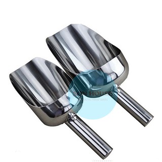Xúc đá inox 304 size lớn, xúc bột bằng inox 304 - 1kg, 2kg