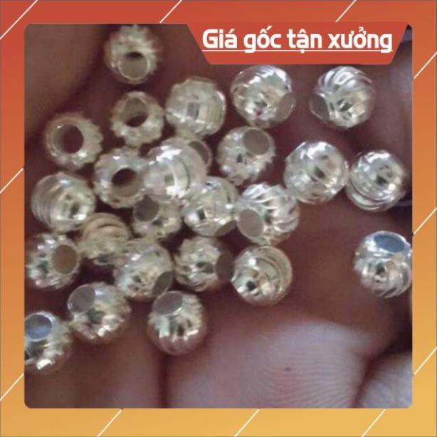 [Mix vòng] Combo 10 Bi bạc xâu vòng