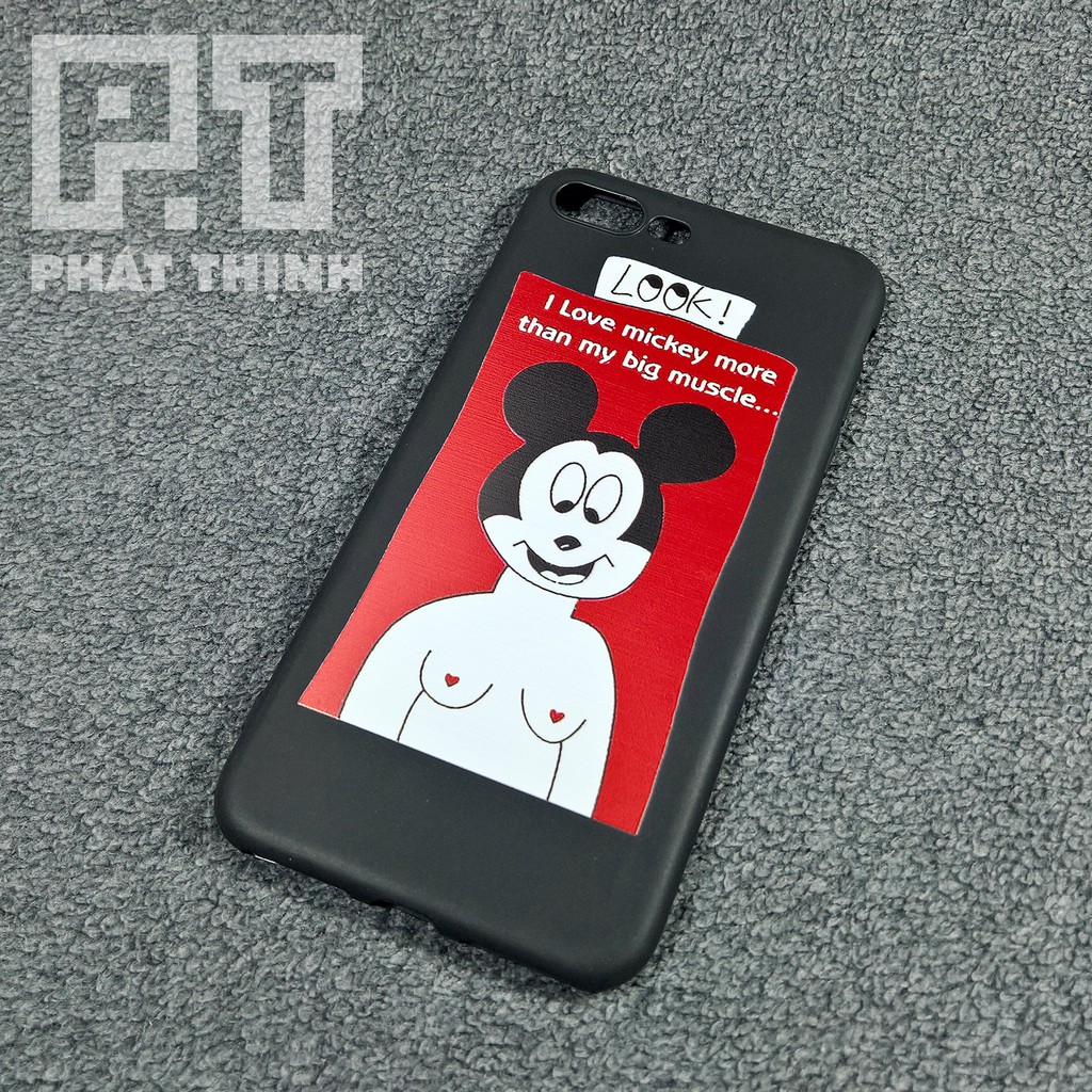 Ốp Lưng Cao Cấp Cho iPhone 7 Plus - Hình Chuột Mickey - Mới (2017) 5.5-inch Thiết kế tinh tế