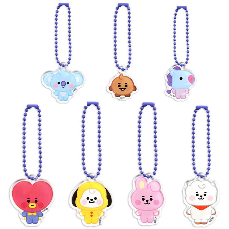 Móc Khóa Hoạt Hình BTS BT21 CHIMMY COOKY KOYA MANG RJ SHOOKY TATA