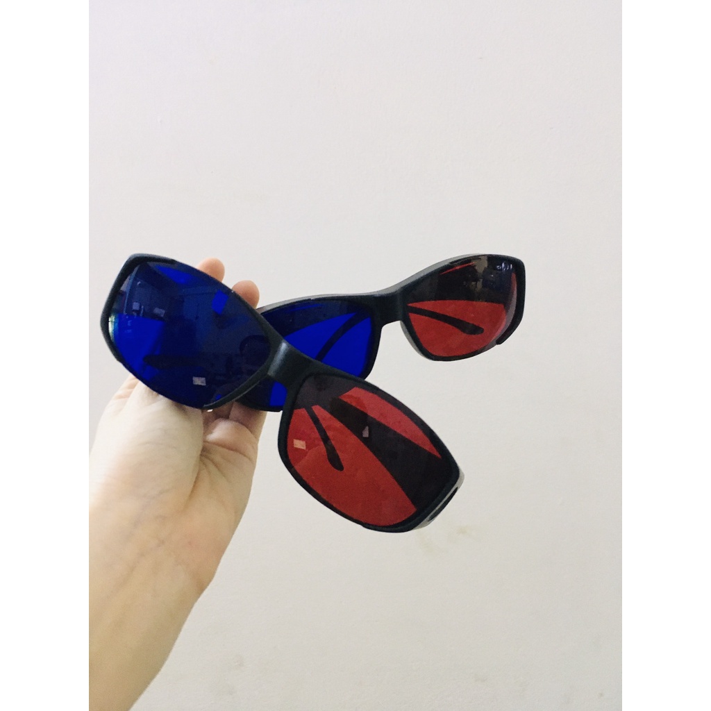 Mắt kính xem phim 3D reb blue cyan trên tivi, máy tính, laptop