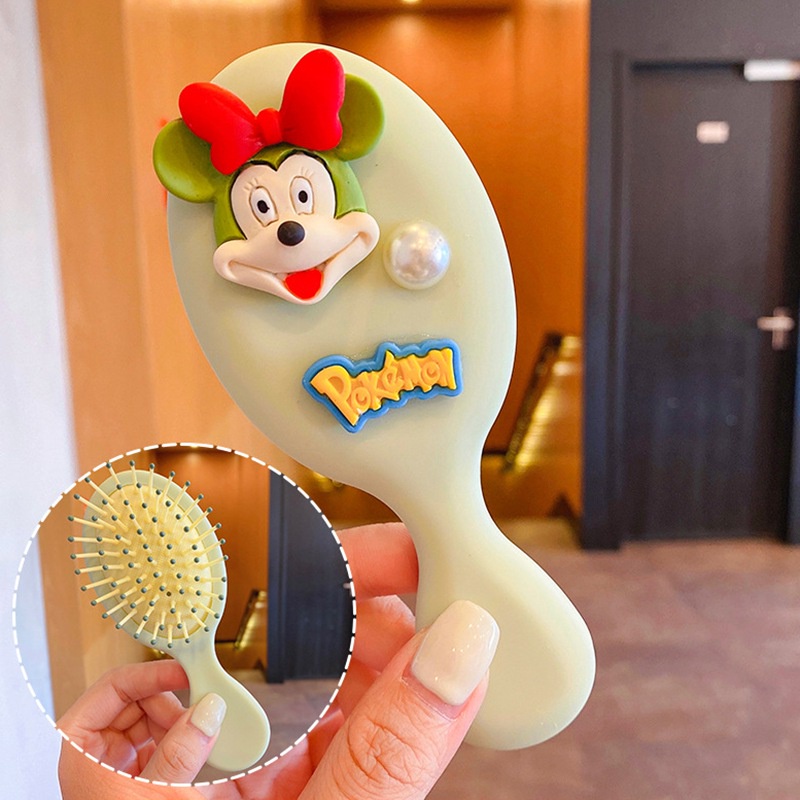 Lược chải tóc chống tĩnh điện thiết kế hoạt hình phong cách Hàn Quốc cho trẻ em