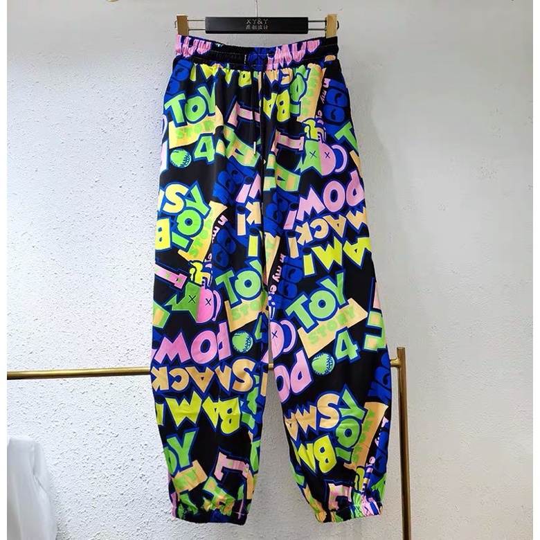 Quần jogger thun dài form unisex cho cả nam nữ in hình from 45 đến 90kg bigsize