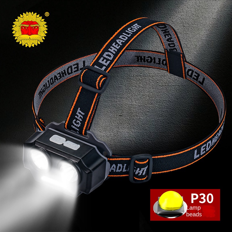 Đèn Pha P30 Bằng Nhựa ABS Công Suất Cao Siêu Sáng Dùng Khi Câu Cá Ngoài Trời