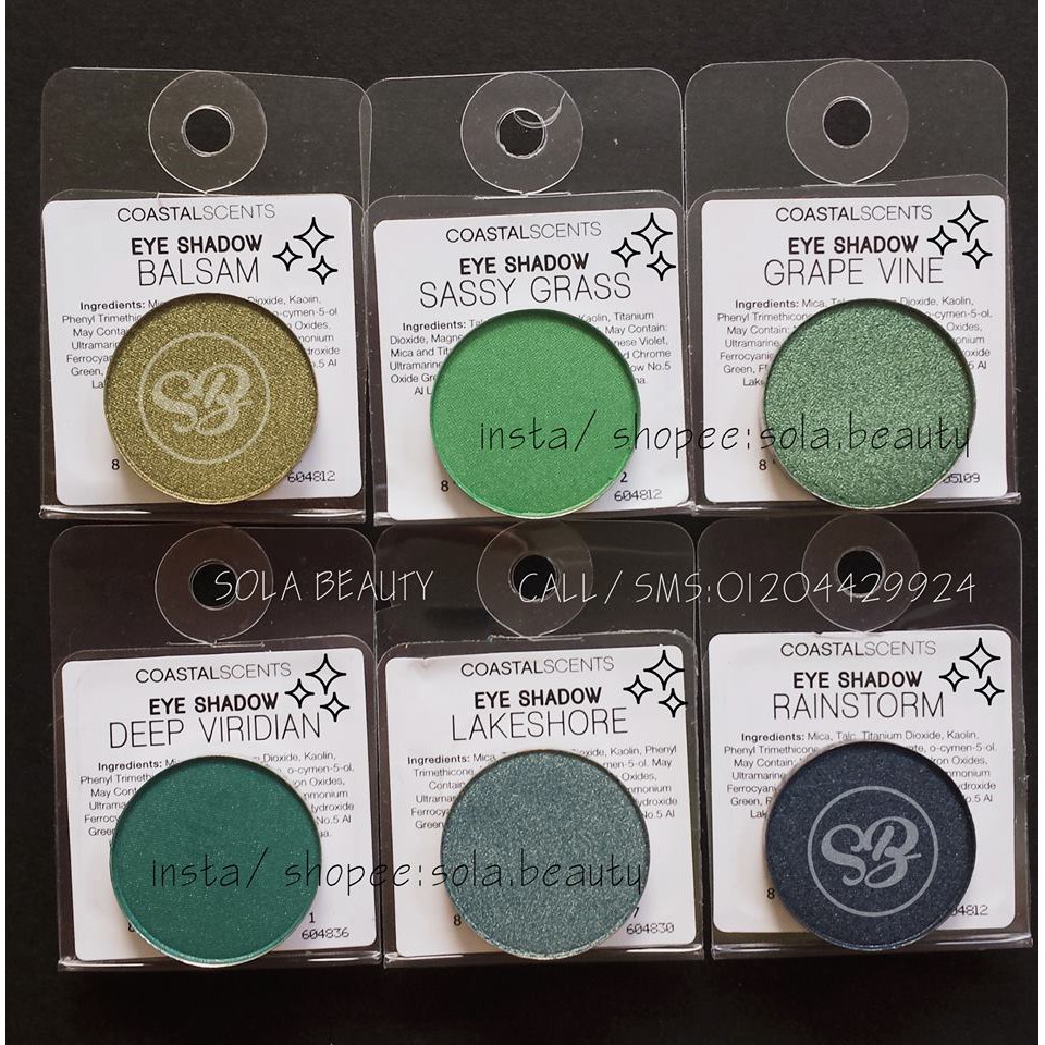 Các màu mắt lẻ (P.2) - Coastal Scents | BigBuy360 - bigbuy360.vn