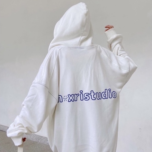 Áo khoác nỉ unisex Homies liền mũ có túi in hình THORI