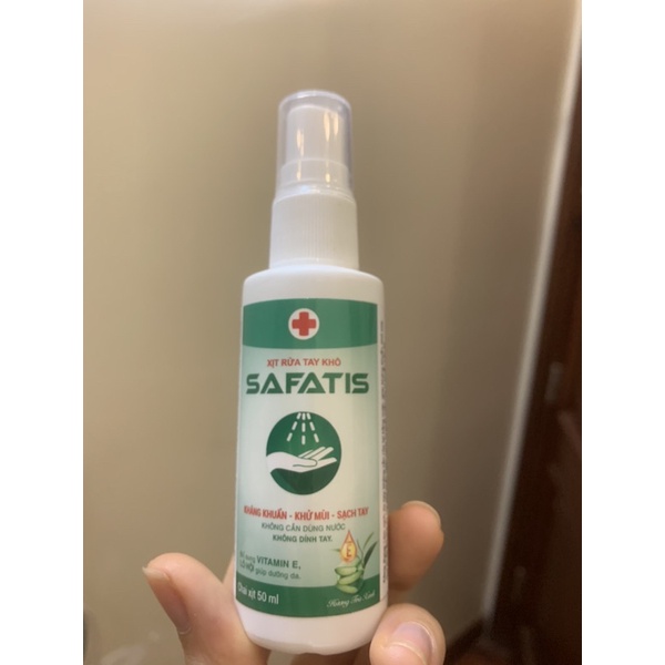 XỊT RỬA TAY KHÔ SAFATIS 50ML | BigBuy360 - bigbuy360.vn