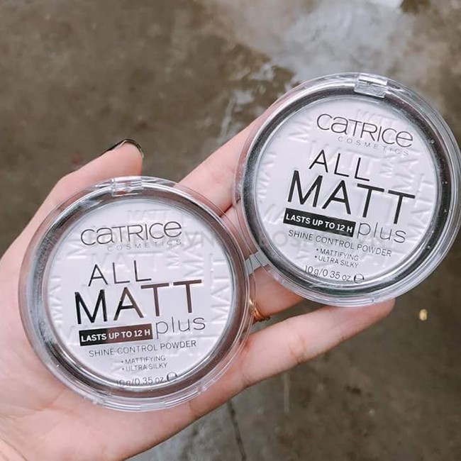 Phấn All Matte Catrice trắng- phấn màu trắng