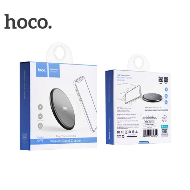 Dock sạc nhanh không dây hoco cw3a - Bảo hành 12 tháng