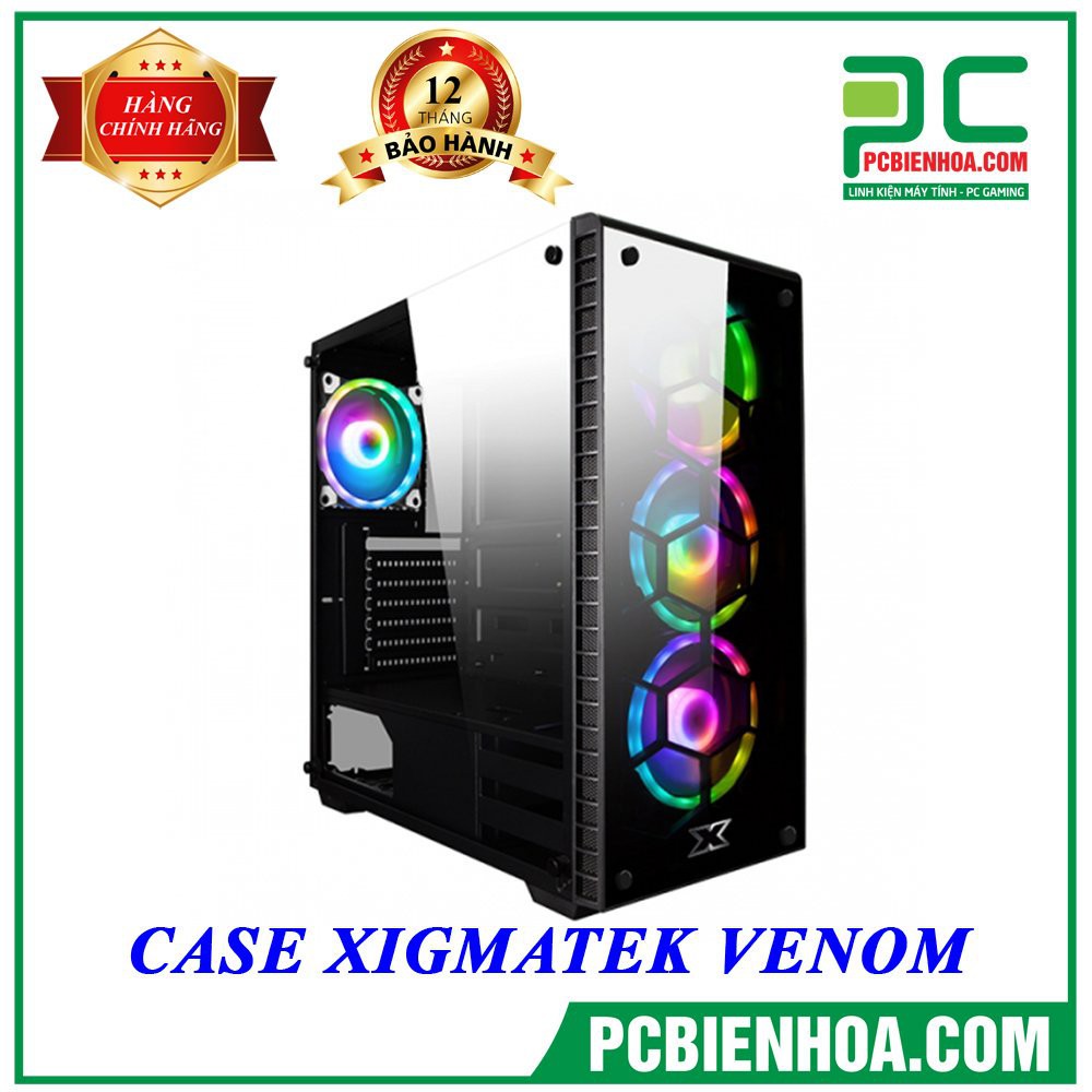 [Mã ELMS4 giảm 7% đơn 500K] CASE XIGMATEK VENOM ( Chưa kèm Fan)