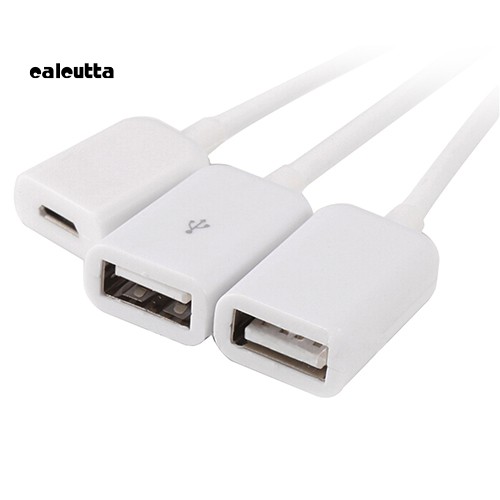 Cáp Chuyển Đổi 3 Trong 1 Từ Đầu Micro USB Hub OTG Sang Cổng Micro USB Và 2 Cổng USB 2.0 Cho Samsung | WebRaoVat - webraovat.net.vn