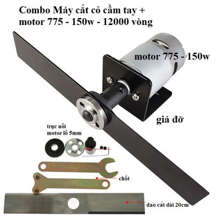 Bộ chế máy cắt cỏ motor 775 - 150w - 12v/24v