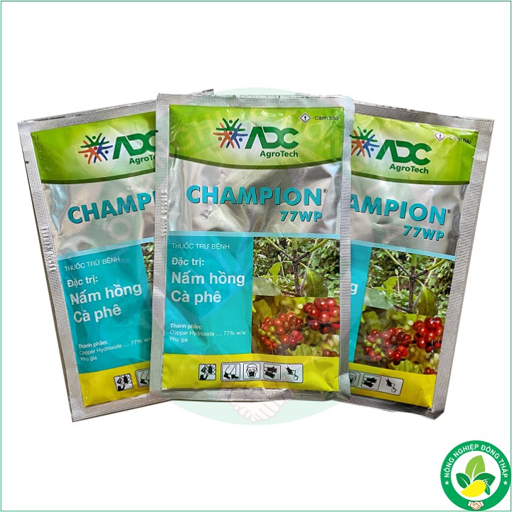 Thuốc Trừ Bệnh CHAMPION 77WP – Đặc trị Nấm hồng Cà phê