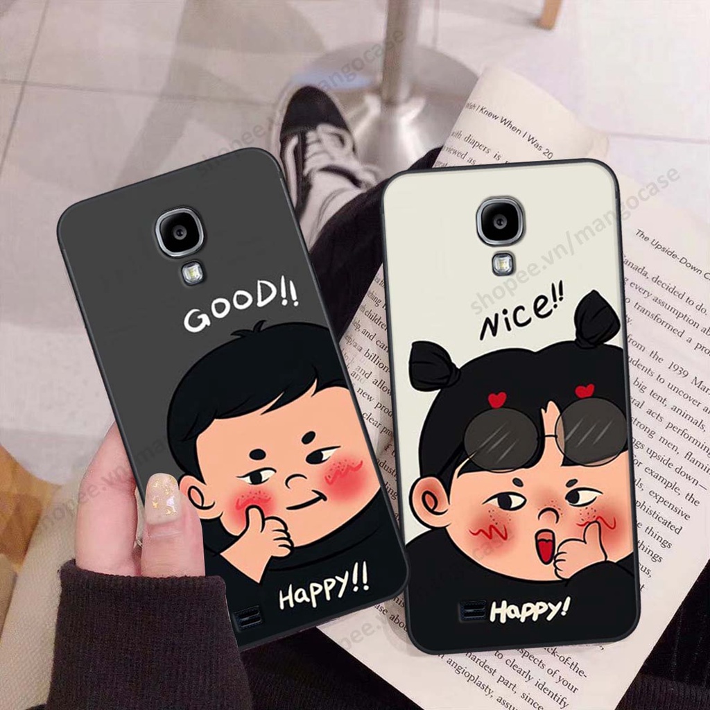 Ốp lưng Samsung S4 / S5 in hình happy nice, bé gấu đáng yêu