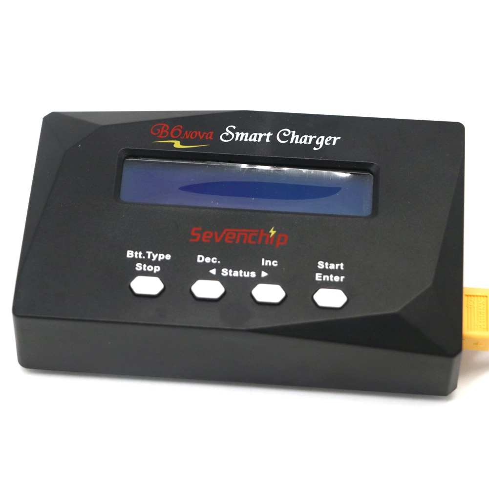 Bộ Sạc Pin Lipo NiMh Lithium Ion Ni-Cd Kỹ Thuật Số IMAX B6 Nova 60W Kèm Bộ Chuyển Đổi Cho Xe Hơi Điều Khiển Từ Xa
