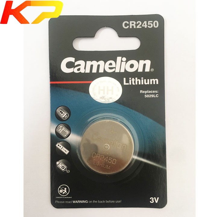 Pin 3v lithium Camelion CR2450 chính hãng _Vỉ 1viên