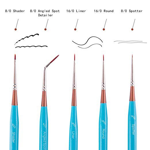 Bộ Cọ Tỉa Nhiều Size Mont Marte