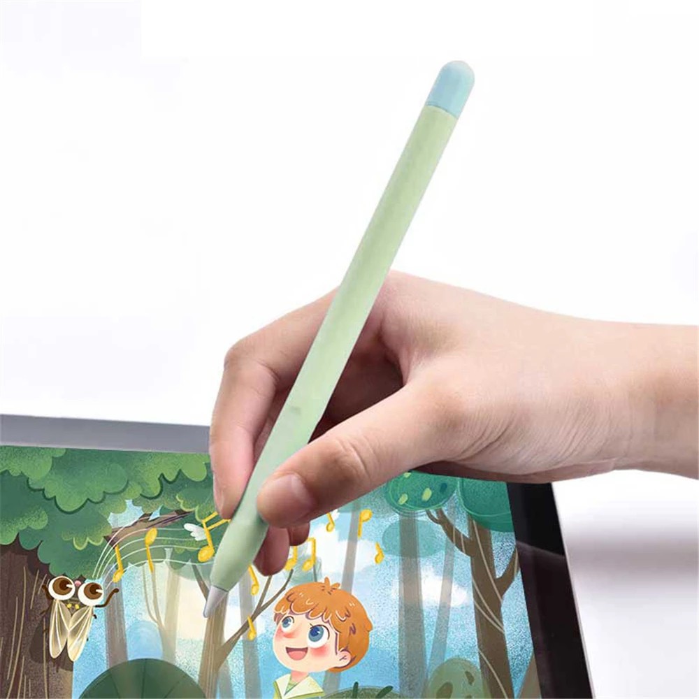 Vỏ bao ốp silicon, case Apple Pencil 1 và Pencil 2 - Chống Trượt Cho  cover | WebRaoVat - webraovat.net.vn