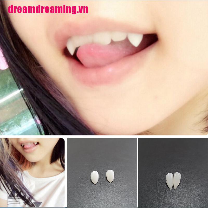 Răng Nanh Giả Hóa Trang Ma Cà Rồng Dịp halloween