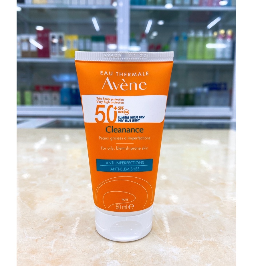 Kem Chống Nắng Avene Dry Touch Fluide SPF50+ 50ml / Avene Mattifying Cleanance SPF50+ 50ml Made in France
