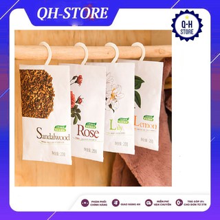 Bộ 5 Túi Thơm Thảo Dược Thiên Nhiên Treo Tủ Quần Áo, Trên Ô Tô,  Phòng Tắm