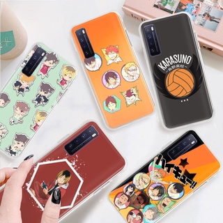 Ốp Điện Thoại Trong Suốt Họa Tiết Haikyuu Cho Oppo Reno 5 Pro A15 A15S 5g 4 2 2z 2f Tb34