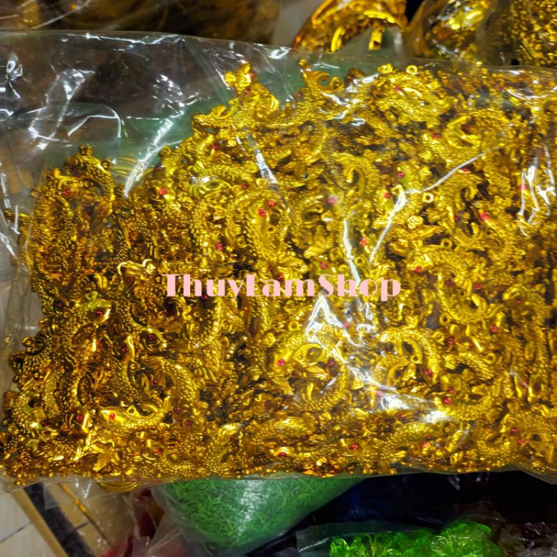 50g cá chép thiếc vàng làm cây cành vàng lá ngọc