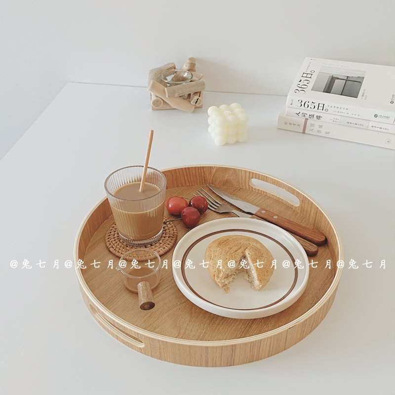 Khay Trà Bằng Gỗ Tre Phong Cách Nhật Bản