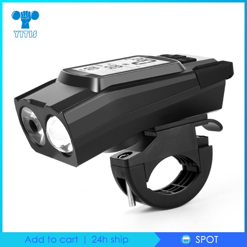Đồng hồ đo tốc độ 3 trong 1 có đèn LED dành cho xe đạp
