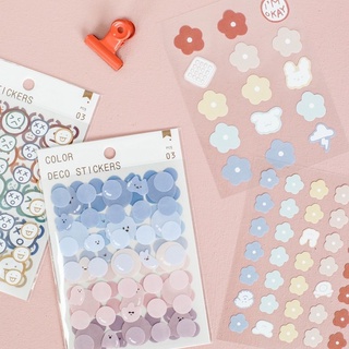 Set 3 tấm sticker trang trí nhãn dán
