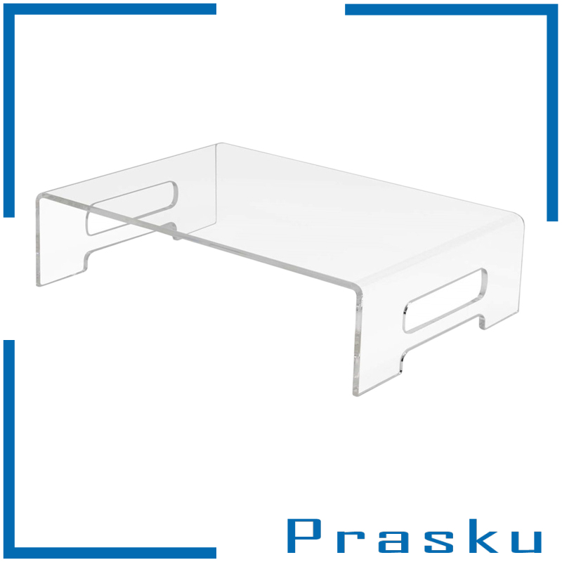 [PRASKU]Clear Monitor Stand Platform Laptop Printer Riser Bed Tray Home Office | BigBuy360 - bigbuy360.vn