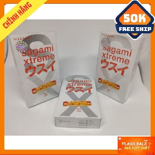 Bao cao su sagami Xtreme superthin ( hộp 10 chiếc)