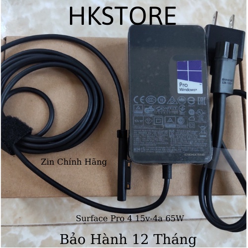 [Sạc Zin] Sạc Surface Pro 4 5 6 7 15V-4A 65W Microsoft Hub ProPlus Studio Laptop Go Book | BigBuy360 - bigbuy360.vn