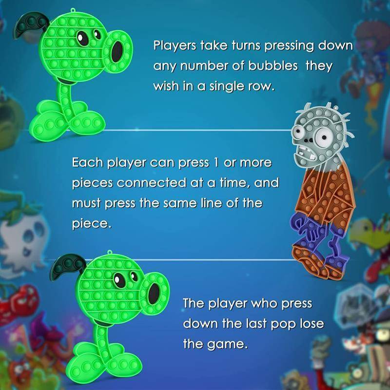 Bộ Đồ Chơi plants vs zombies Cầu Vồng Độc Đáo