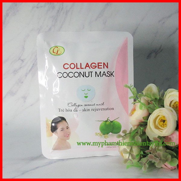 Mặt Nạ Dừa Cửu Long Miếng Lẻ Dùng Thử Đủ Loại