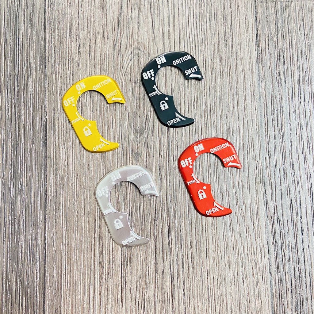 (Chú ý) Tem dán ổ khoá winner Version 1, miếng ốp ổ khoá xe WINNER V1 độ nhiều màu lựa chọn