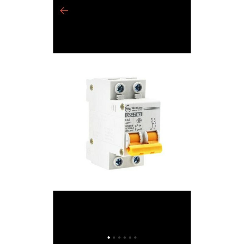 CB 32A 2 cực, cầu dao tự động dân dụng, thiết bị bảo vệ hệ thống điện