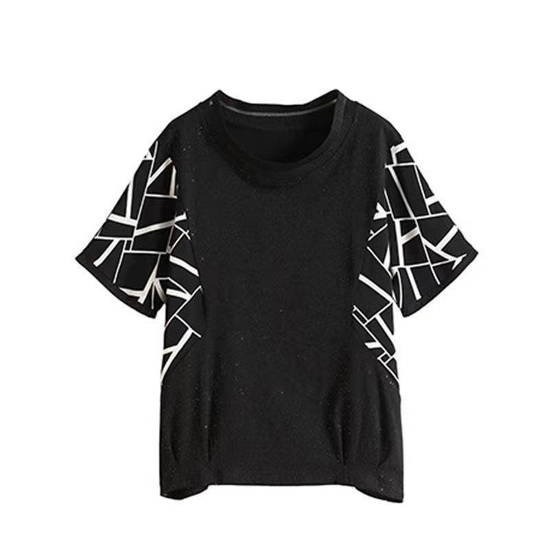 Áo Thun Tay Ngắn Dáng Rộng Thời Trang Mùa Hè Cho Nữ Trung Niên