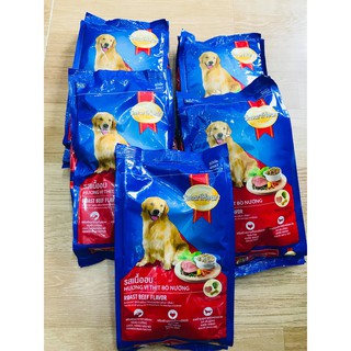 Combo 5 gói thức ăn hạt cho chó trưởng thành Smartheart adult 400gr
