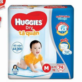 Tả quần huggies M74 sale date mới