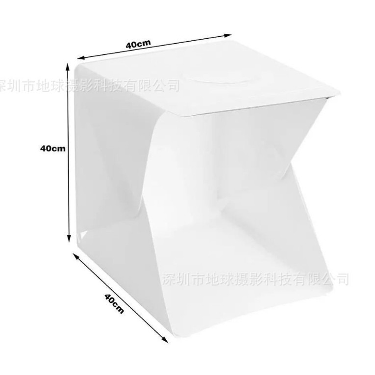 Hộp chụp sản phẩm(40x40cm) tích hợp 2 dàn đèn led 35 bóng