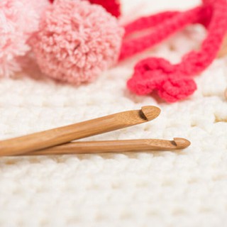 Cây móc đan len bằng gỗ chuyên dụng tiện lợi