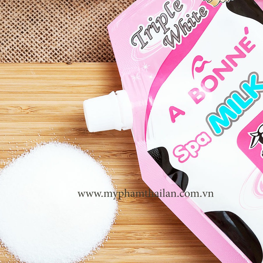 Muối Tắm con bò Tẩy Tế Bào Chết A Bonne Spa Milk Salt 350gr - Thái Lan