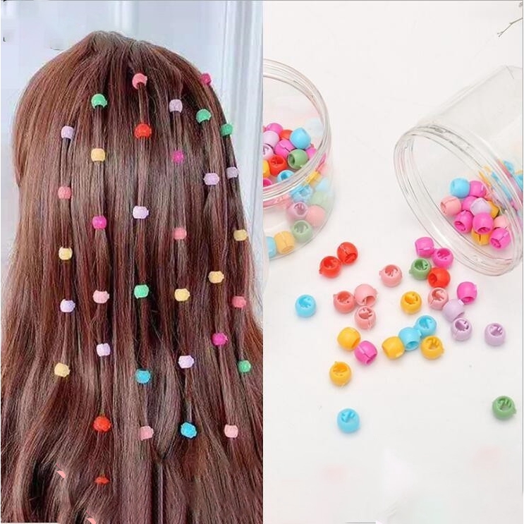 Kẹp tóc đính hạt phong cách Hàn Quốc dễ thương dành cho nữ