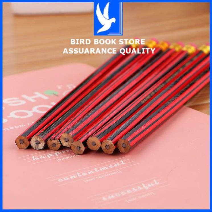 Bút chì HB 19cm kèm đầu tẩy 𝑭𝒓𝒆𝒆𝒔𝒉𝒊𝒑 Bird Book