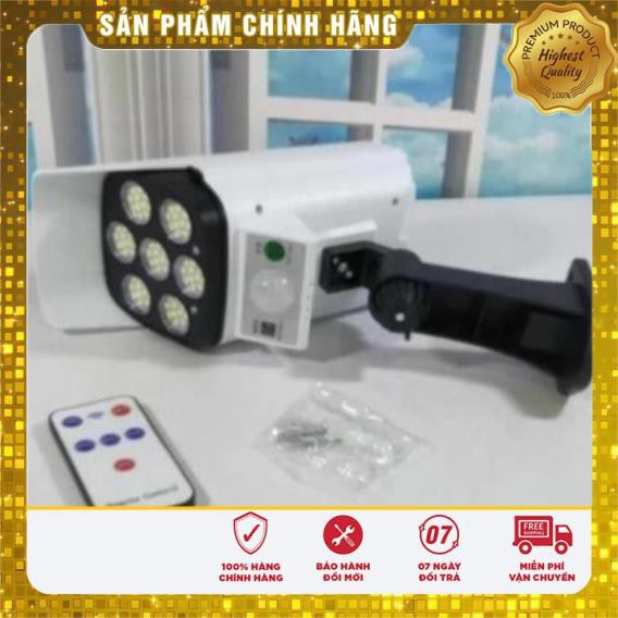 Đèn năng lượng mặt trời ngụy trang Camera chống trộm , Có điều khiển từ xa , chống nước IP68 , bảo hành chính hãng