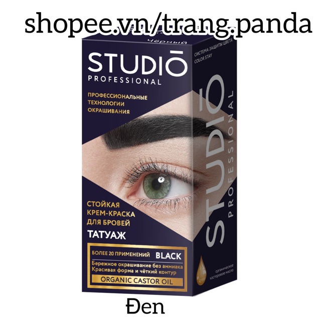 Nhuộm lông mày STUDIO PROFESSIONAL Nga hiệu ứng makeup tatoo 50ml - makemeBrow | BigBuy360 - bigbuy360.vn