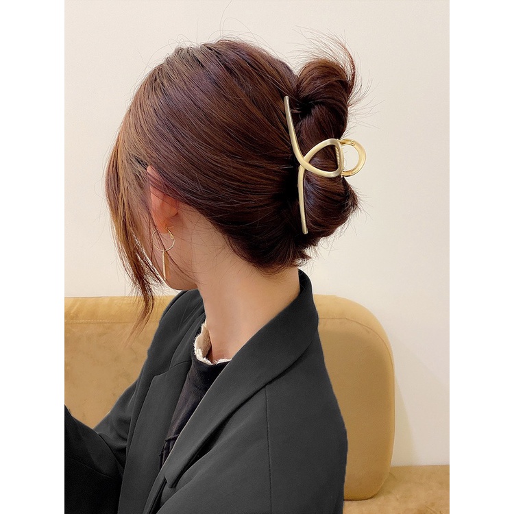Kẹp tóc hàn quốc càng cua hình nơ lưới đính đá đẹp dễ thương cho nữ hot trend KC45 JOLY