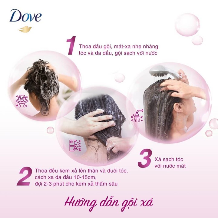 Dây 12 gói Dầu Gội Dove Ngăn Gãy Rụng Tóc Tinh chất thiên nhiên 6g -68343880